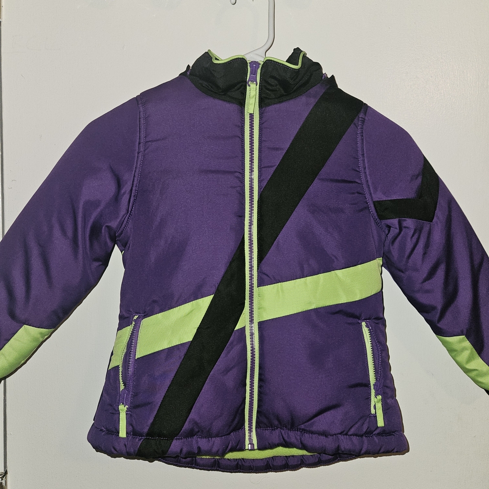Mint Girl's Green and Purple Jacket